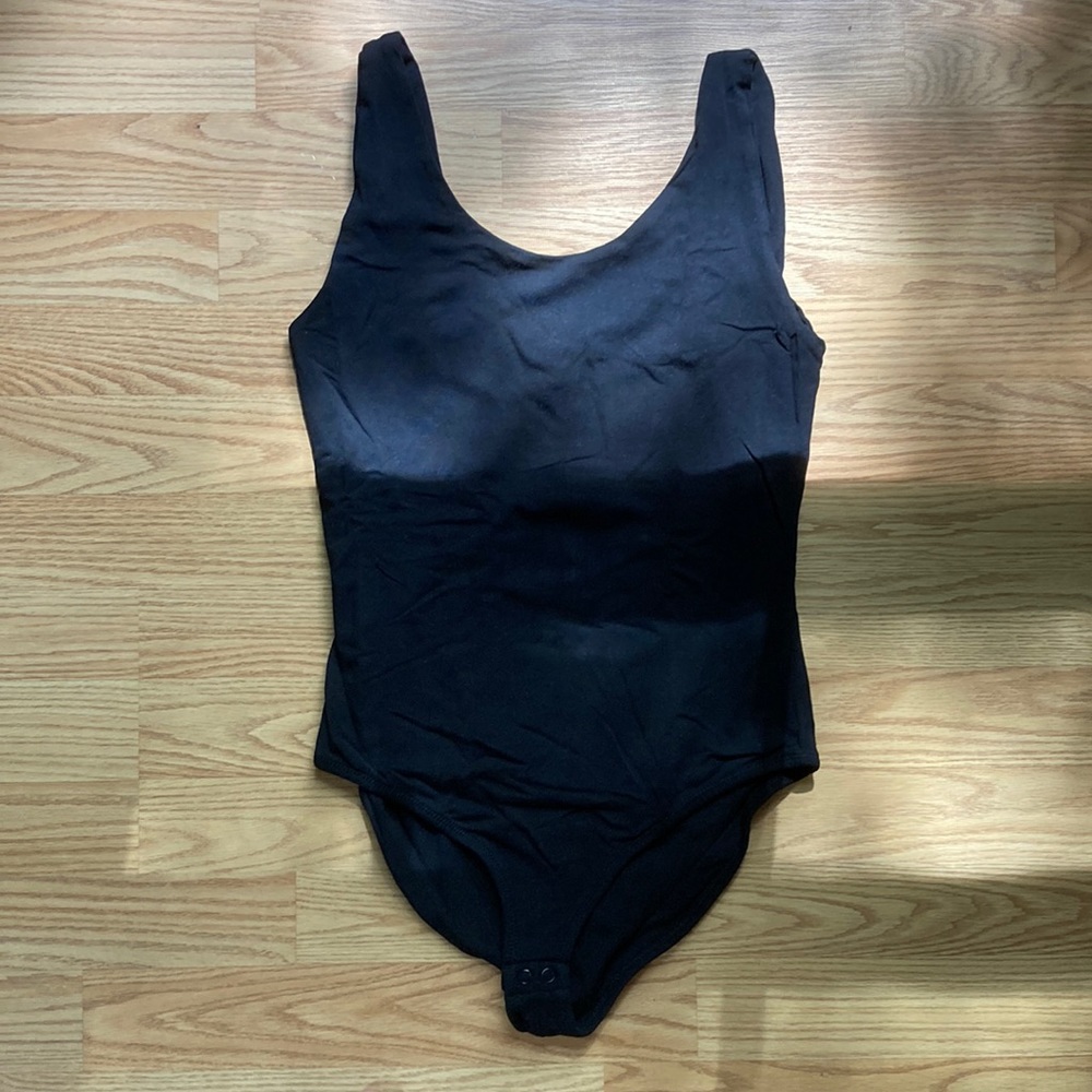 Pact black bodysuit women’s small, like new